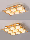 Japanese Style Lattice Ceiling Lamp
