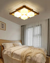 Japanese Style Lattice Ceiling Lamp