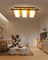 Japanese Style Lattice Ceiling Lamp
