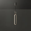 Led Oval Linear Pendant Light