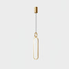 Led Oval Linear Pendant Light
