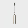 Led Oval Linear Pendant Light