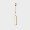 Led Oval Linear Pendant Light