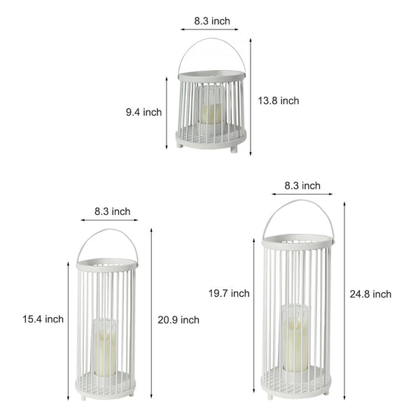 Outdoor Waterproof Garden Light Rechargeable Portable Cage Landscape Lighting With Us Plug