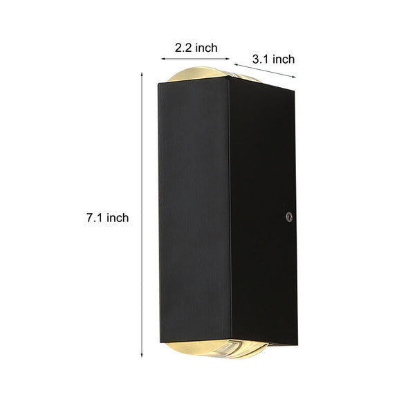 Outdoor Waterproof Double Head Spotlight Led Multipurpose Staircase Wall Sconces 1
