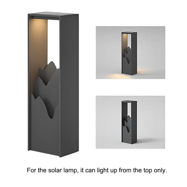 Outdoor Waterproof Grass Light Solar Landscape Design Art Led Garden Lighting