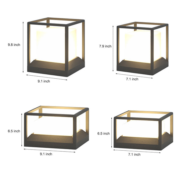 Solar Outdoor Courtyard Fence Post Light Waterproof Led Landscape Lighting