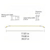 Ip68 Waterproof Led Strip Step Stair Under Tread Lighting Outdoor Decorative Guardrails Lights