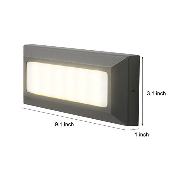 Outdoor Waterproof Smd 9W Led Step Lights Ip54 Stair Lights For Deck Path