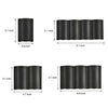 Creative Wave Arc Design Up And Down Lights Led Outdoor Wall Lights Wall Sconces Waterproof