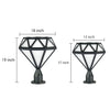 Unique Diamond Shaped Led Post Lights Outdoor Lights Waterproof Fence Post Lights