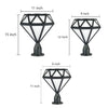 Unique Diamond Shaped Led Post Lights Outdoor Lights Waterproof Fence Post Lights