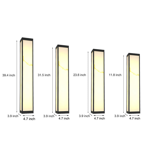 Rectangle Outdoor Wall Lights Led Wall Lamp Wall Sconce Lighting Wall Mounted Lights
