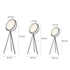 Black Metal And Rotating Led Tripod Floor Lamp
