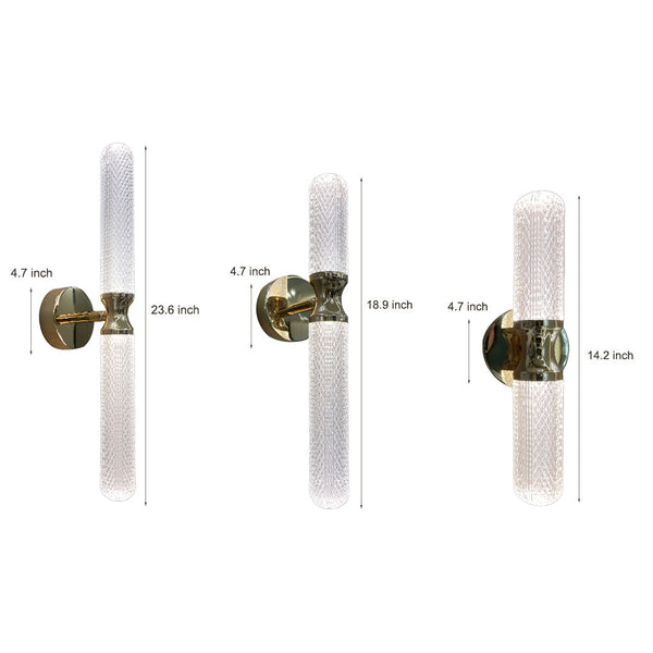 Minimalist Strip Three Step Dimming Light Led Modern Wall Sconces Lighting