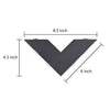 V Shaped Waterproof Led Black Modern Outdoor Wall Lamp