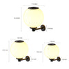 Round Modern Solar Wall Light Li002004