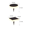 Waterproof Led Outdoor Ground Lawn Deck Recessed Solar Disk Lights Landscape Lighting