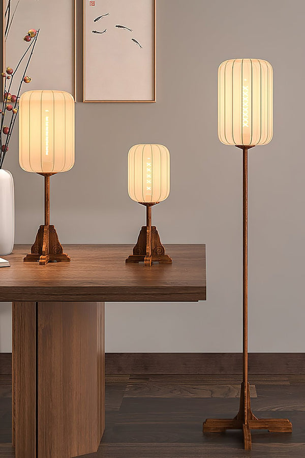 Lantern Cloth Art Floor Lamp