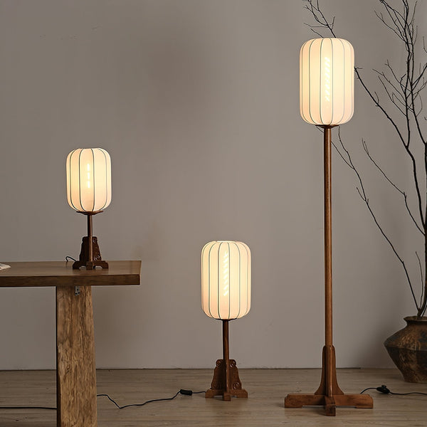 Lantern Cloth Art Floor Lamp