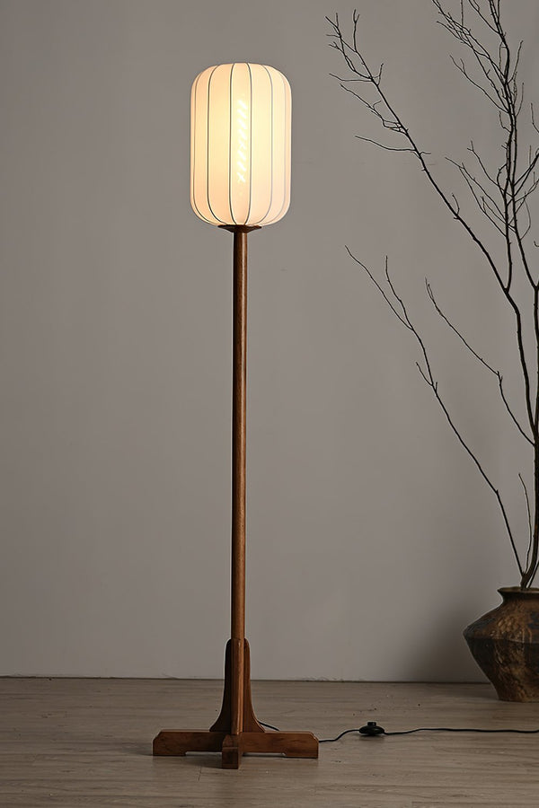Lantern Cloth Art Floor Lamp