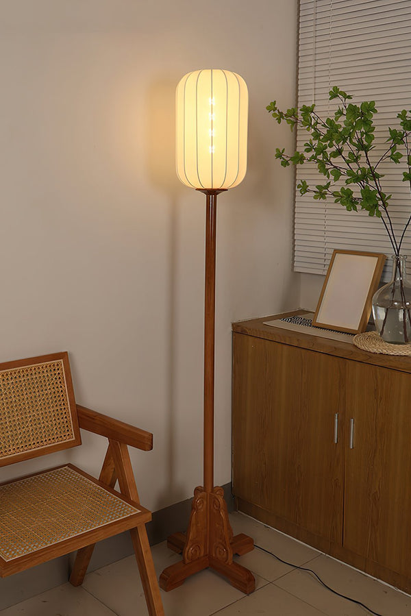 Lantern Cloth Art Floor Lamp