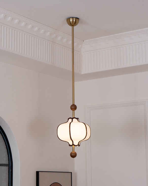 Lantern Fabric Pendant Light
