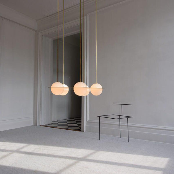 Black Glass Pendant Lamp