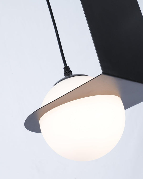 Black Glass Pendant Lamp