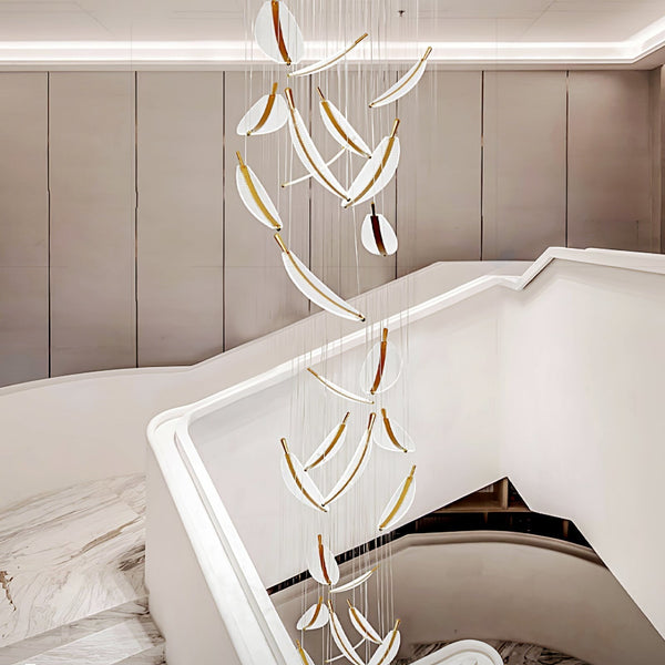 Leaf Led Chandelier