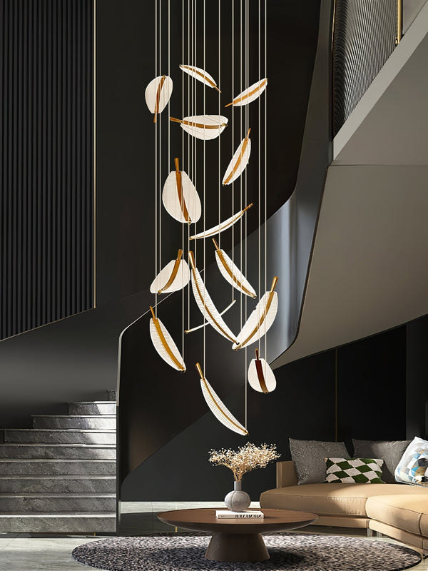 Leaf Led Chandelier