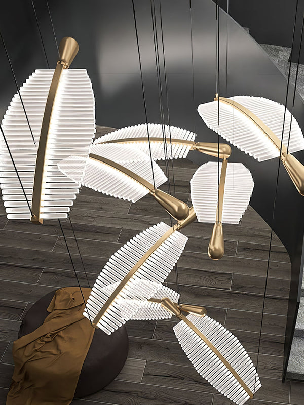 Leaf Led Chandelier