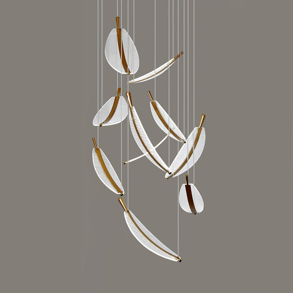Leaf Led Chandelier