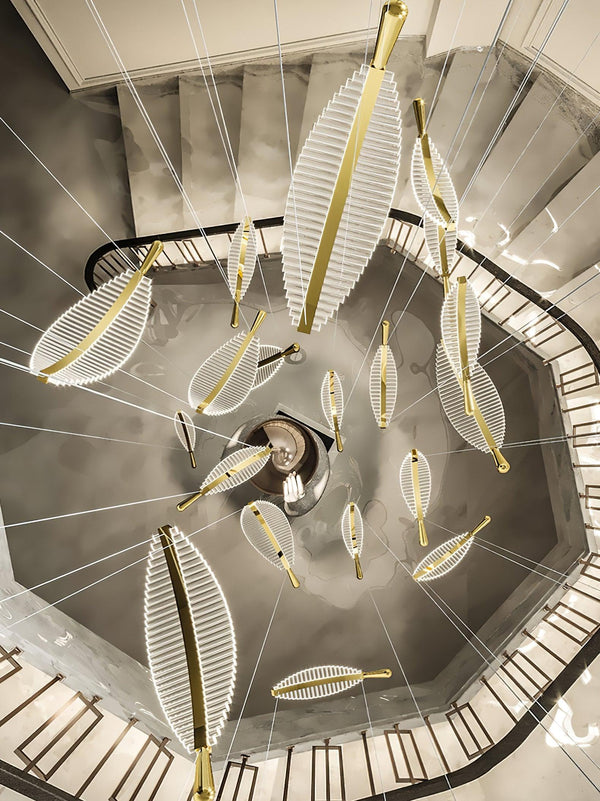 Leaf Led Chandelier