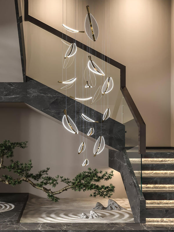 Leaf Led Chandelier