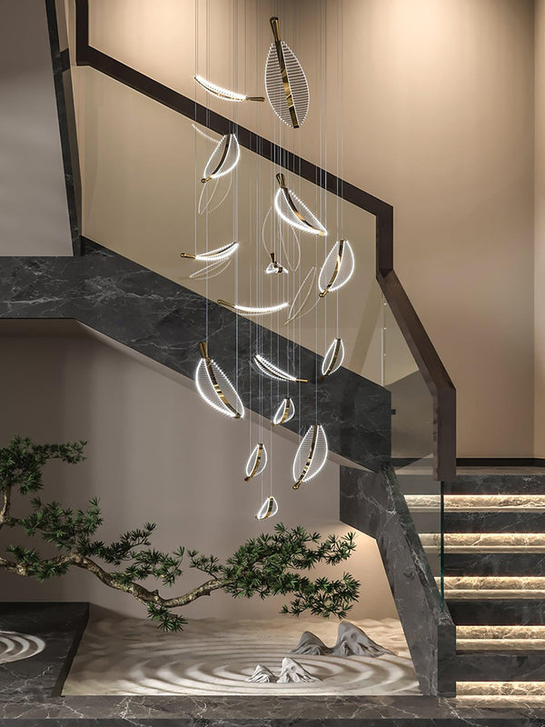 Leaf Led Chandelier