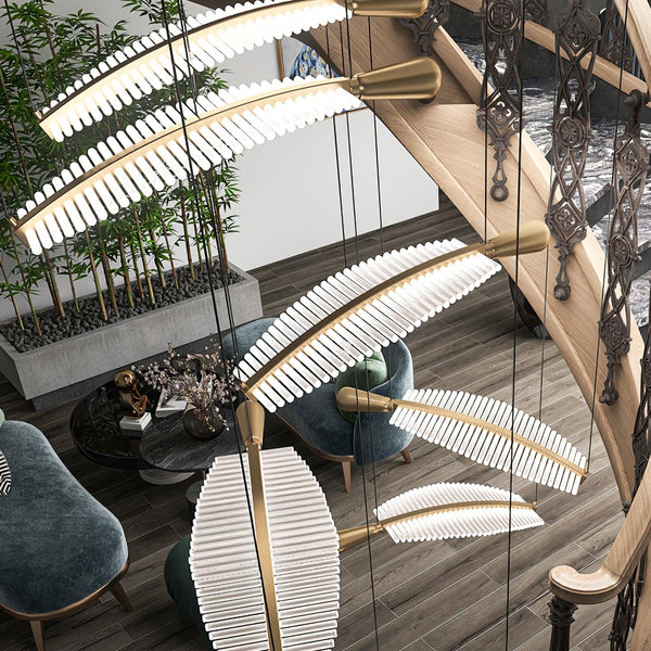 Leaf Led Chandelier
