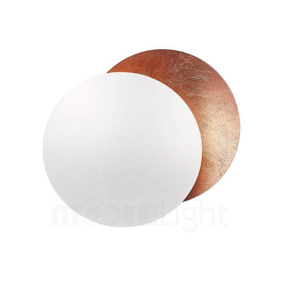 Modern Adjustable Disc Wall Sconce with Integrated LED for Bedroom and Hallway