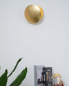 Modern Adjustable Disc Wall Sconce with Integrated LED for Bedroom and Hallway
