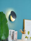 Modern Adjustable Disc Wall Sconce with Integrated LED for Bedroom and Hallway