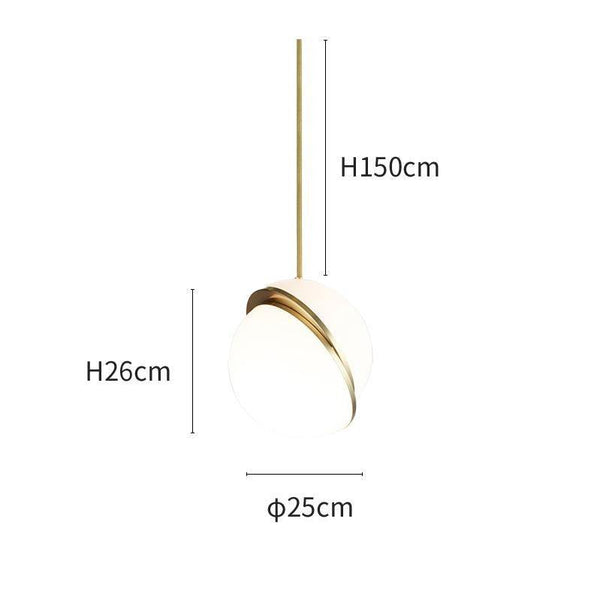 Crescent Pendant Lamp