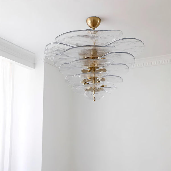 lotus-leaf-layered-glass-chandelier
