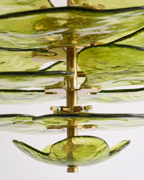 lotus-leaf-layered-glass-chandelier