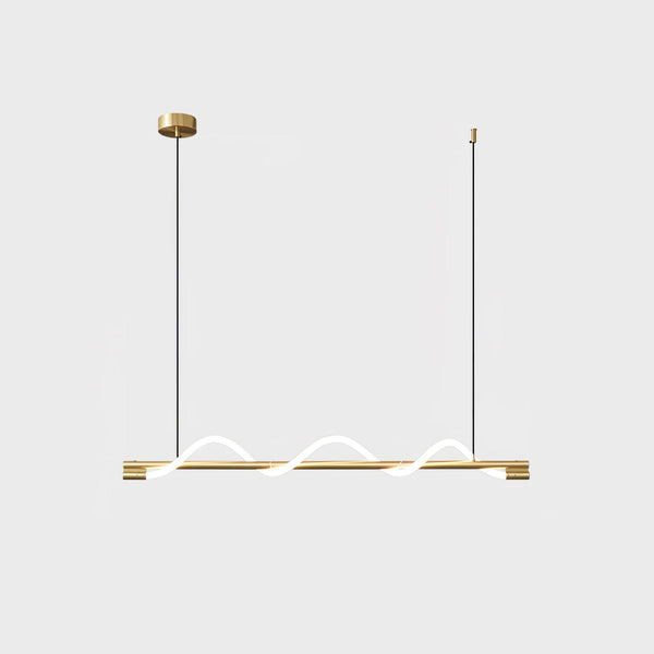 Linear Curve Island Chandelier