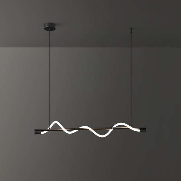 Linear Curve Island Chandelier