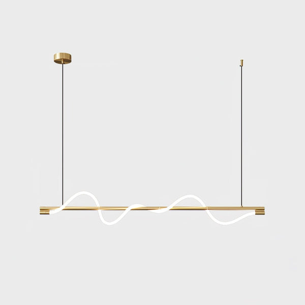 Linear Curve Island Chandelier
