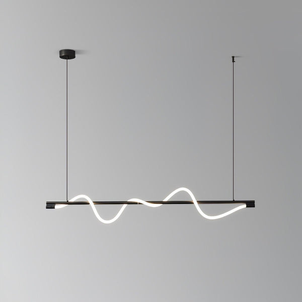 Linear Curve Island Chandelier