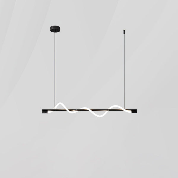 Linear Curve Island Chandelier