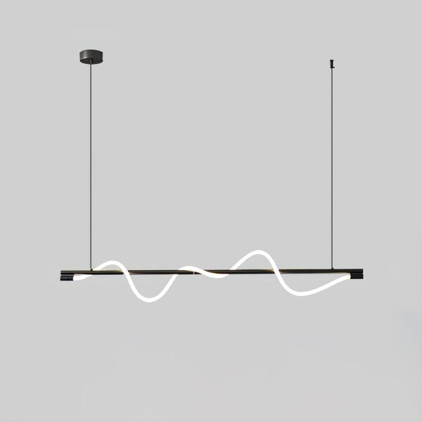 Linear Curve Island Chandelier