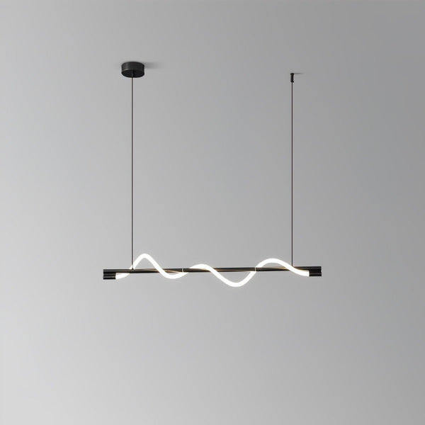 Linear Curve Island Chandelier